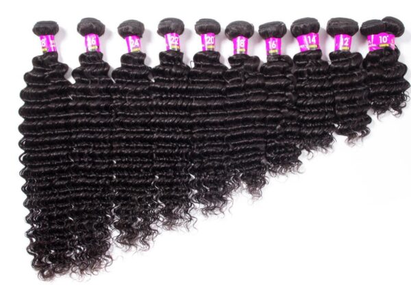 Luxurious Human Hair Deep Wave Bundles for Effortless Texture & Volume